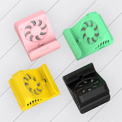 IINE Portable Video Conversion Base With Fan Cooling HDMI Video Converter For Nintendo Switch, Green-L390, Black-L388, Pink-L389, Yellow-L391