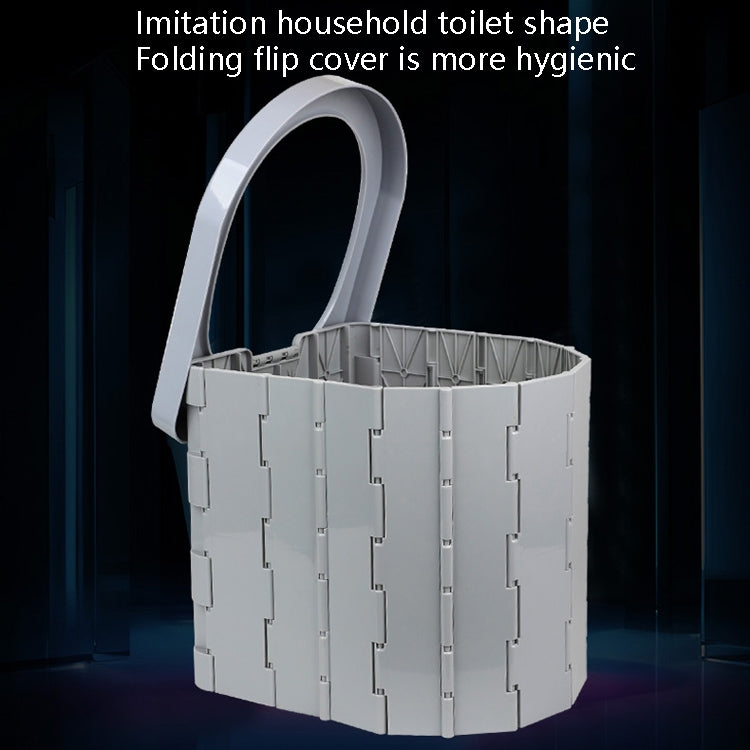 Car Toilet Integrated Portable Folding Toilet Self-Driving Tour Outdoor Camping Toilet, Car Toilet(Light Gray), Car Toilet(Black)