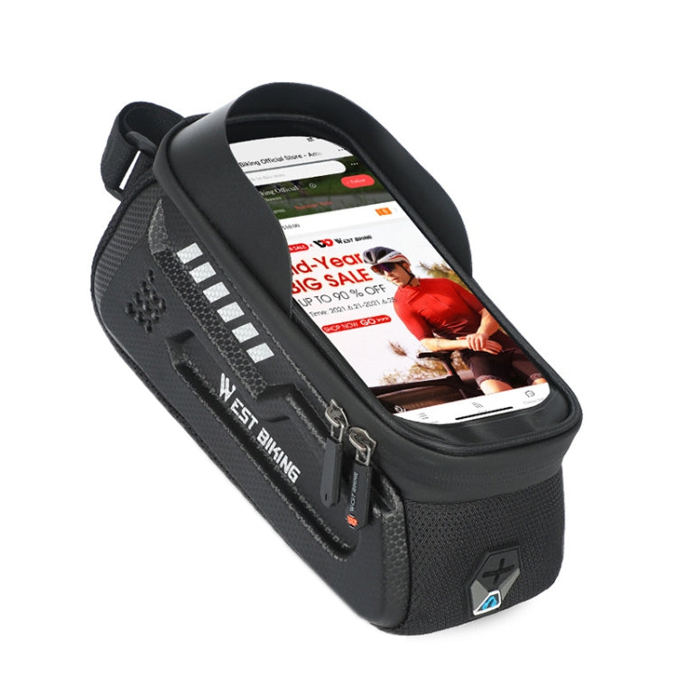 WEST BIKING Bicycle Hard Shell Car Front Beam Mobile Phone Bag, YP0707273