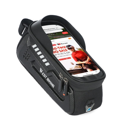 WEST BIKING Bicycle Hard Shell Car Front Beam Mobile Phone Bag, YP0707273