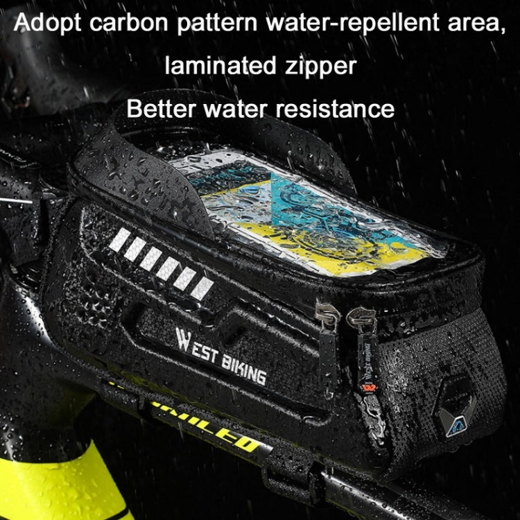 WEST BIKING Bicycle Hard Shell Car Front Beam Mobile Phone Bag, YP0707273