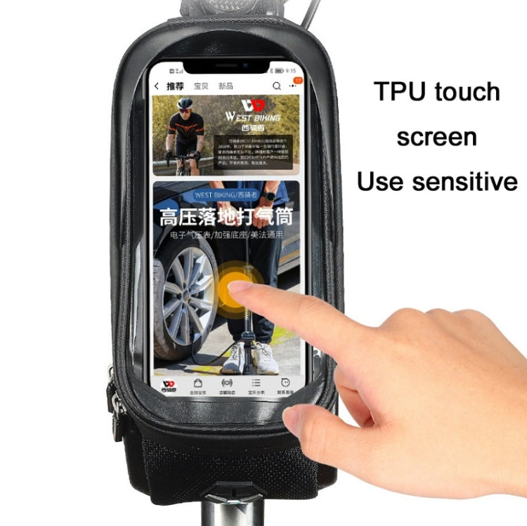 WEST BIKING Bicycle Hard Shell Car Front Beam Mobile Phone Bag, YP0707273