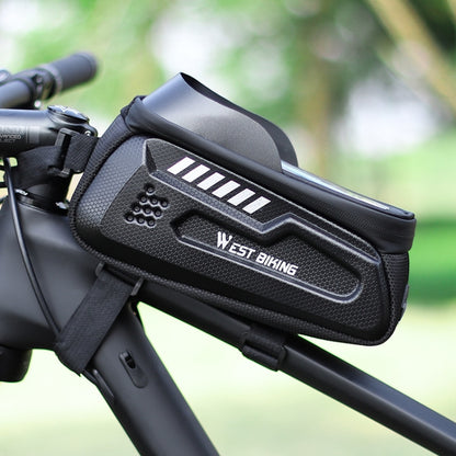 WEST BIKING Bicycle Hard Shell Car Front Beam Mobile Phone Bag, YP0707273