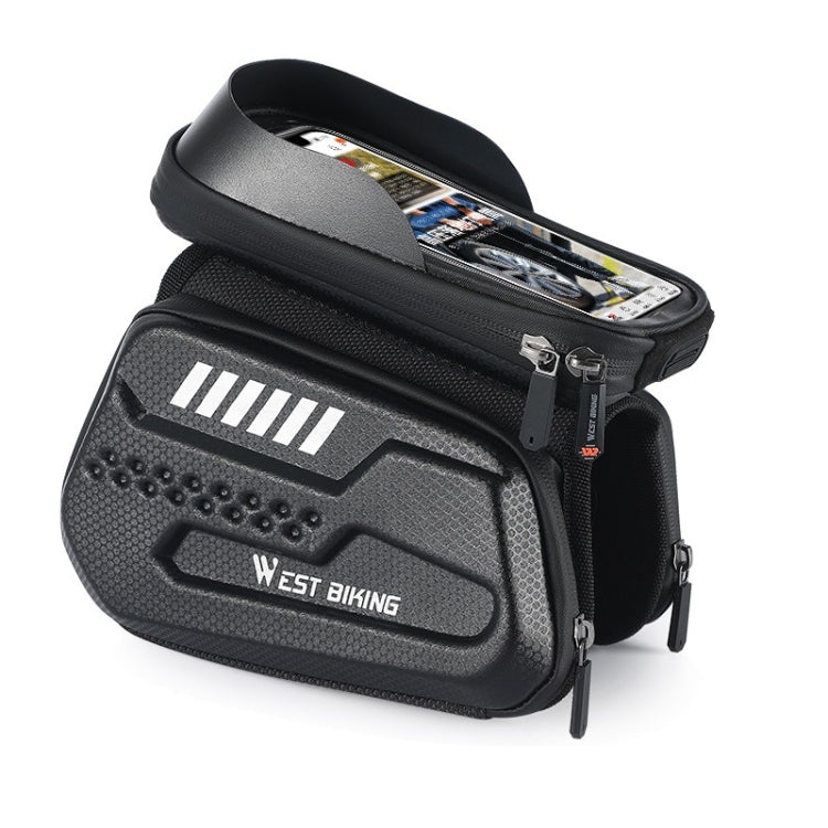 WEST BIKING Bicycle Hard Shell Front Beam Reflective Bilateral Phone Case, YP0707274