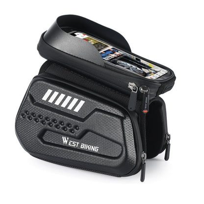 WEST BIKING Bicycle Hard Shell Front Beam Reflective Bilateral Phone Case, YP0707274