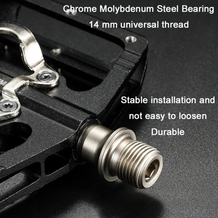 WEST BIKING Bicycle Aluminum Alloy Dual-Purpose Self-Locking Pedals, YP0802084