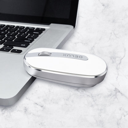 DELUX M326 4 Keys Wireless Silent Mouse Portable Laptop Mouse