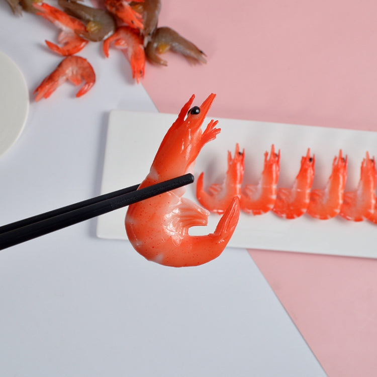 3 PCS Simulation Shrimp Camera Props Children Play House Toys, Big Red Shrimp, Big Green Shrimp, Big Grilled Shrimp