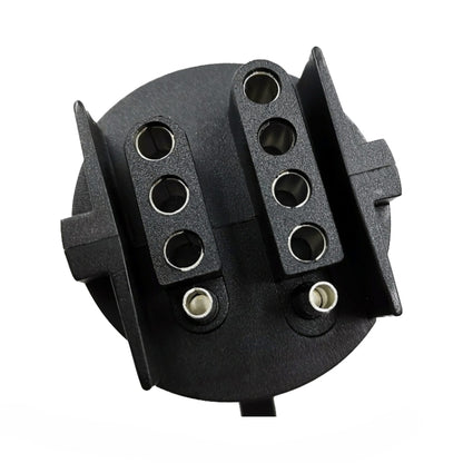 VP190U Route Trailer 7P Turn 4P 5P Plugs Double Row Plug US Plug, 7P Turn 4P 5P