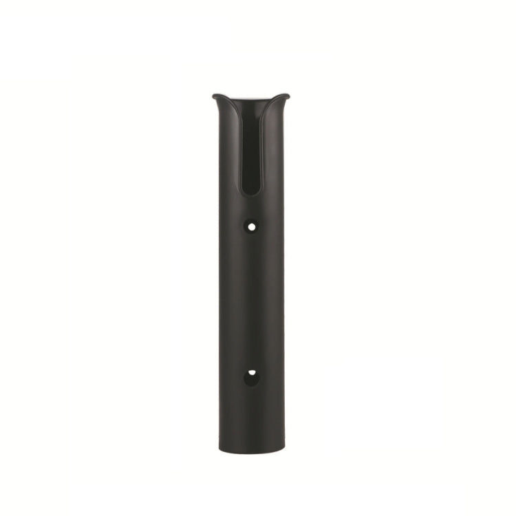 2 PCS Plastic Nylon Single Rod Holder Single Tube Rod Holder Marine Yacht Rod Barrel, Black, White