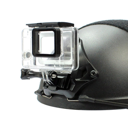 Helmet Base Adapter Fixed Mount Hunting CS NVG Bracket for GoPro HERO9 Black /HERO8 Black /7 /6 /5 /5 Session /4 Session /4 /3+ /3 /2 /1, DJI Osmo Action, Xiaoyi And Other Action Cameras, Upgraded Version, Classic Version