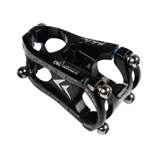KRSEC CNC Ultra Light Short-Handed Mountain Bike Aluminum Alloy 50mm Riser, Full Black, Full Red, Black Red, Red Black, Purple, Titanium, Electroplating Color