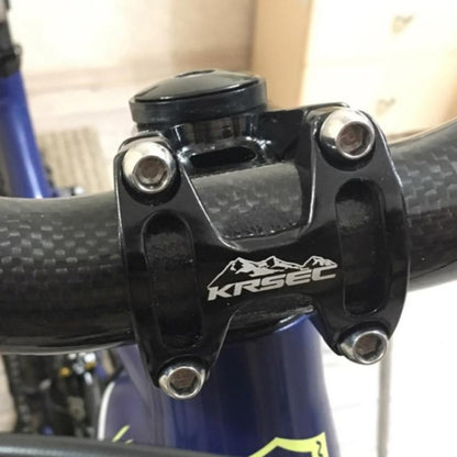 KRSEC CNC Ultra Light Short-Handed Mountain Bike Aluminum Alloy 50mm Riser, Full Black, Full Red, Black Red, Red Black, Purple, Titanium, Electroplating Color