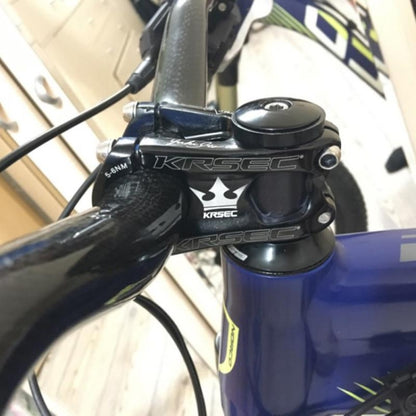 KRSEC CNC Ultra Light Short-Handed Mountain Bike Aluminum Alloy 50mm Riser, Full Black, Full Red, Black Red, Red Black, Purple, Titanium, Electroplating Color