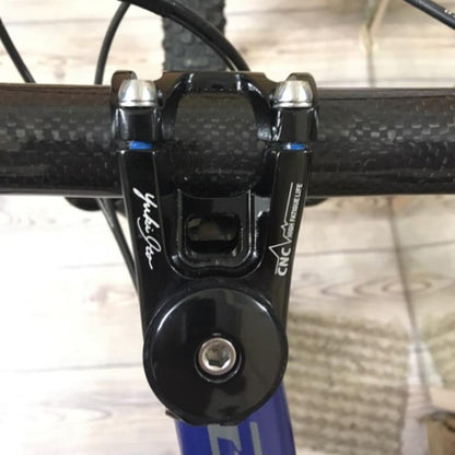 KRSEC CNC Ultra Light Short-Handed Mountain Bike Aluminum Alloy 50mm Riser, Full Black, Full Red, Black Red, Red Black, Purple, Titanium, Electroplating Color