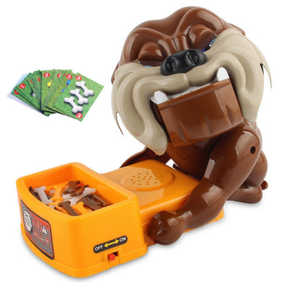 Cartoon Creative Beware of the Dog Bite Hand Novelty Tricky Toys, Medium Size, Middle Poodle without Card, Middle Poodle