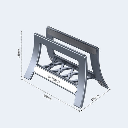 Oatsbasf 03671 Multifunctional Computer Tablet Cellphone Storage Bracket, Simple Version (Black), Simple Version (White), Deluxe Version (Silver), Deluxe Version (Gray)
