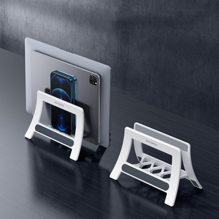 Oatsbasf 03671 Multifunctional Computer Tablet Cellphone Storage Bracket, Simple Version (Black), Simple Version (White), Deluxe Version (Silver), Deluxe Version (Gray)