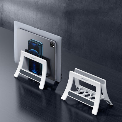 Oatsbasf 03671 Multifunctional Computer Tablet Cellphone Storage Bracket, Simple Version (Black), Simple Version (White), Deluxe Version (Silver), Deluxe Version (Gray)