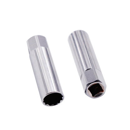 Car Spark Plug Sleeve Wrench Thin Flames Disassembly Tool, Specification:, 12mm (Shrapnel), 14mm (Shrapnel), 14mm (Magnetic), 16mm (Magnetic), 16mm (Glue Cover)