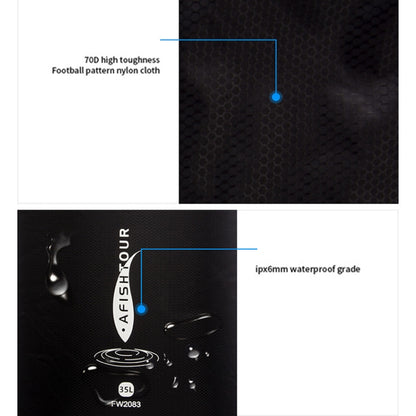 AFISHTOUR Outdoor Bunch Storage Bag Multi-Function Light Thin Waterproof Storage Bag, 5L, 10L, 20L, 35L