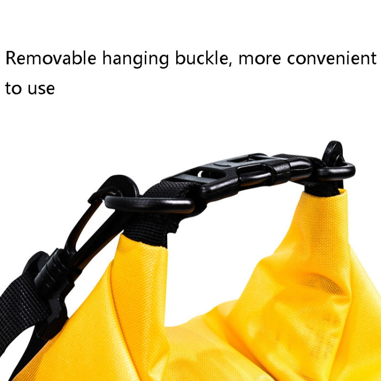 AFISHTOUR FW2061 5L Waterproof Drifting Stream Bag Folding Storage Bucket Package, Yellow, Green, Orange
