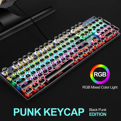 104 Keys Green Shaft RGB Luminous Keyboard Computer Game USB Wired Metal Mechanical Keyboard, Cabel Length:1.5m, Style:, Ordinary Version (White), Double Imposition Version (White Pink), Double Imposition Version (Pink White)...
