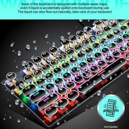 104 Keys Green Shaft RGB Luminous Keyboard Computer Game USB Wired Metal Mechanical Keyboard, Cabel Length:1.5m, Style:, Ordinary Version (White), Double Imposition Version (White Pink), Double Imposition Version (Pink White)...