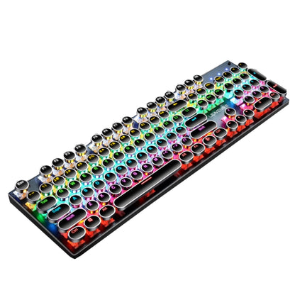 104 Keys Green Shaft RGB Luminous Keyboard Computer Game USB Wired Metal Mechanical Keyboard, Cabel Length:1.5m, Style:, Ordinary Version (White), Double Imposition Version (White Pink), Double Imposition Version (Pink White)...