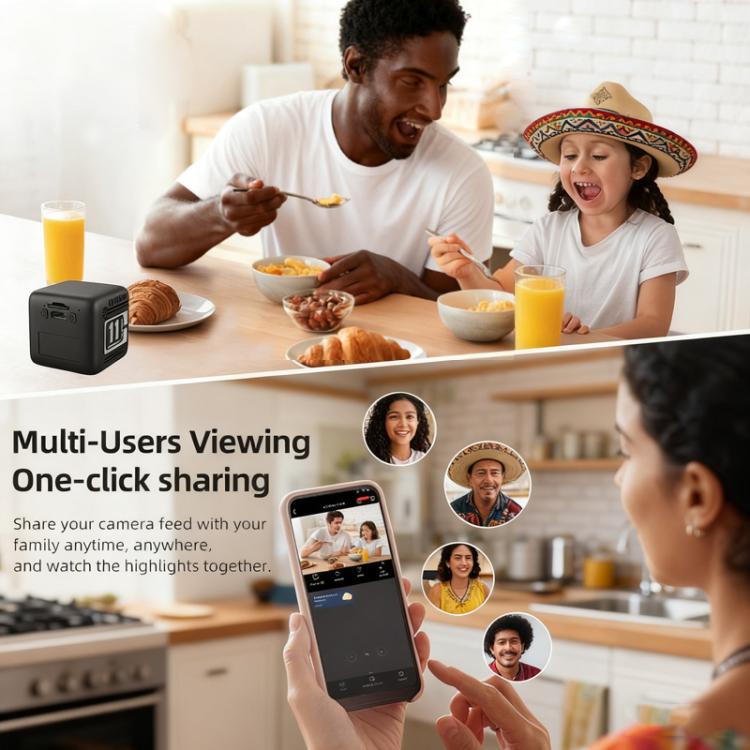 Mini Wireless Battery-Powered Camera, W11 White, W11 Black