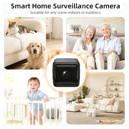 Mini Wireless Battery-Powered Camera, W11 White, W11 Black