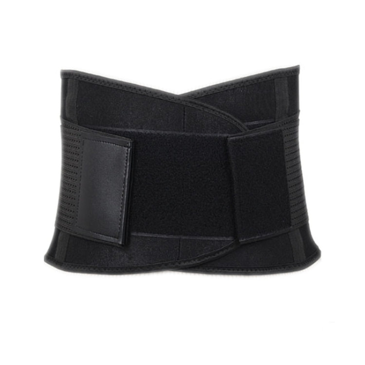 Webbing Breathable Waist Belt Squat Weightlifting Fitness Steel Plate Back Support Belt, S, M, L, XL