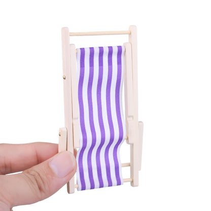 2 PCS 1:12 Beach Lounge Chair Simulation Model Outdoor Beach Scene Shooting Props Can Be Folded, Beach Lounge Chair(Royal Blue), Beach Lounge Chair(Red), Beach Lounge Chair(Purple), Beach Lounge Chair(Yellow), Beach Lounge Chair(Sky Blue)