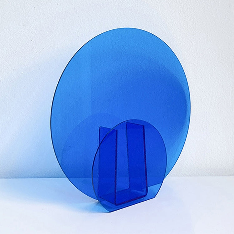 Blue Ball Magic Square Studio Background Ornament Photo Props, Translucent Blue Round Sheet, Translucent Blue Cross Circle, Blue Round Acrylic Ornament, Blue Square Acrylic Ornament, Acrylic Clock, Translucent Acrylic Clock, Blue Ball Rubik Cube...