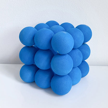 Blue Ball Magic Square Studio Background Ornament Photo Props, Translucent Blue Round Sheet, Translucent Blue Cross Circle, Blue Round Acrylic Ornament, Blue Square Acrylic Ornament, Acrylic Clock, Translucent Acrylic Clock, Blue Ball Rubik Cube...