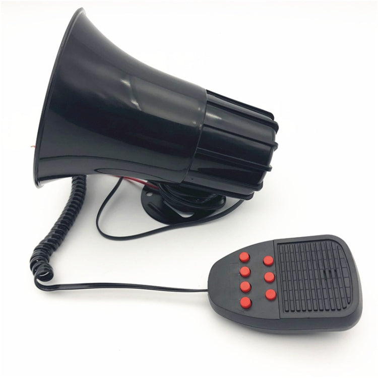 Car Speaker 7 Voice Circle 12V Motorcycle Speaker Alert Speaker, 7 Voice