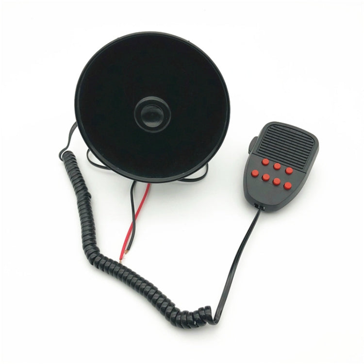 Car Speaker 7 Voice Circle 12V Motorcycle Speaker Alert Speaker, 7 Voice