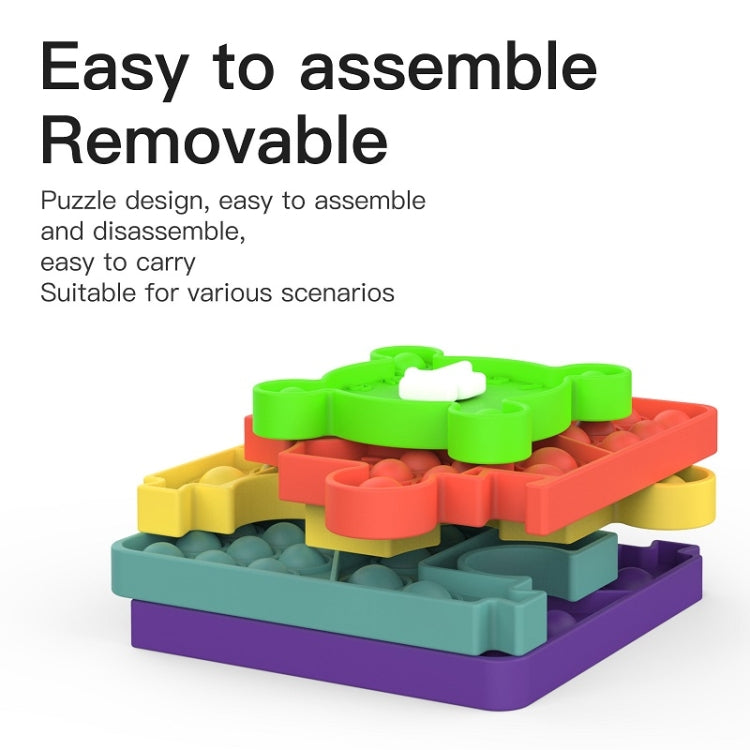 Silicone Desktop Puzzle Decompression Toy, Specification:, Chessboard, ChessBoard Upgrade