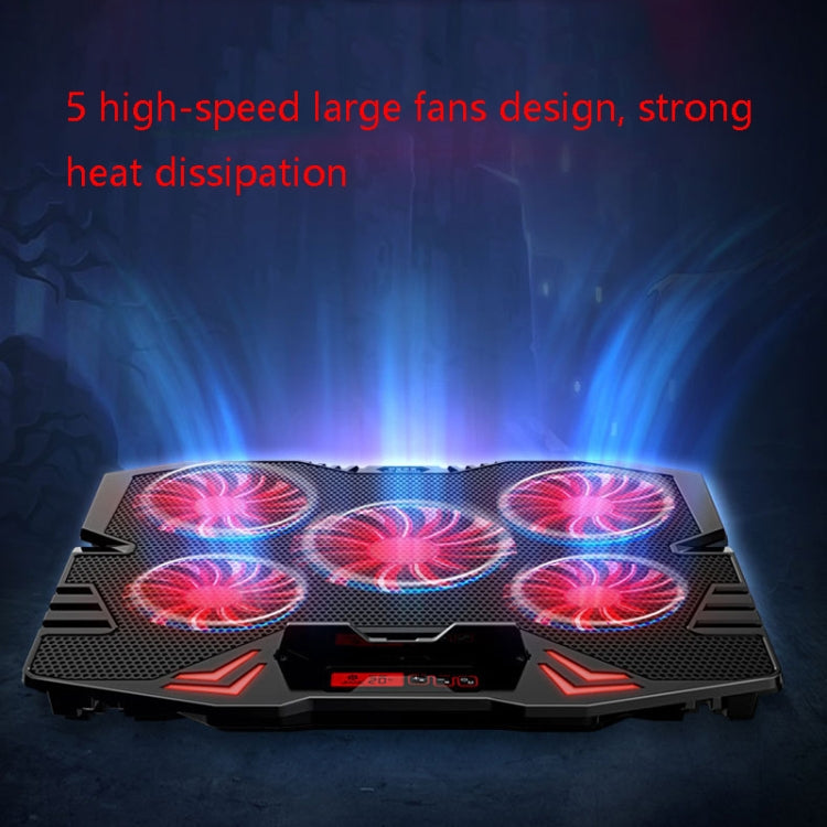 ICE COOREL K5 Laptop Radiator Computer Cooling Bracket, Standard Version (Black Blue), Touch Version (Black Red), Touch Version (Black Blue)