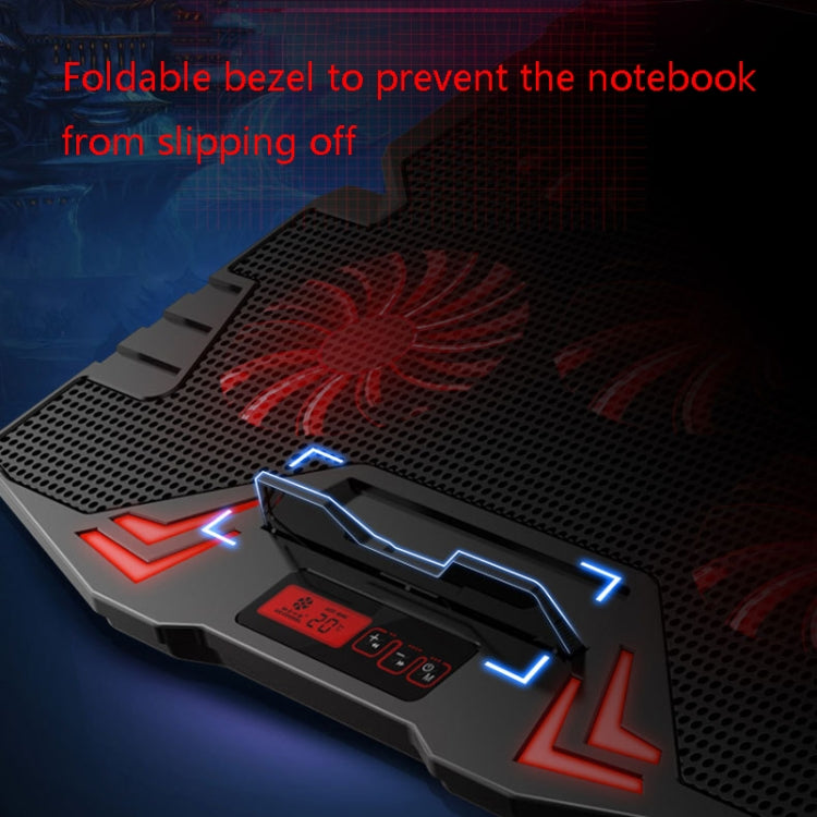 ICE COOREL K5 Laptop Radiator Computer Cooling Bracket, Standard Version (Black Blue), Touch Version (Black Red), Touch Version (Black Blue)