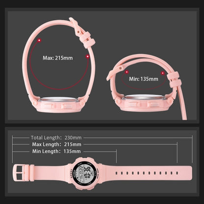 SYNOKE 9109 Student Multifunctional Waterproof Colorful Luminous Electronic Watch, Black, Pink, White, Lake Green