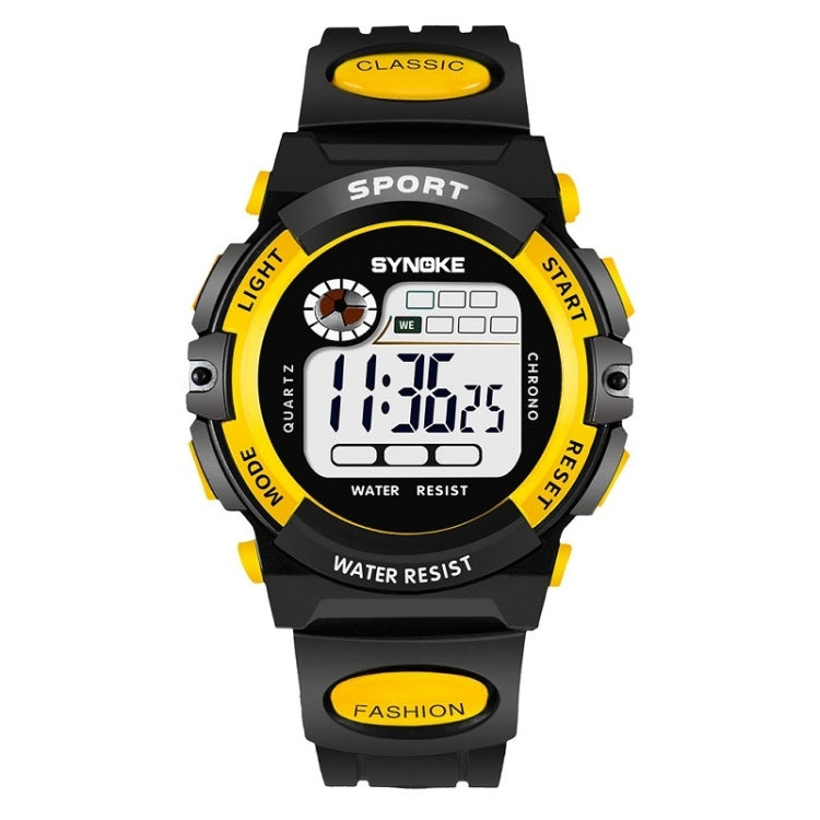 SYNOKE 99269 Children Sports Waterproof Digital Watch, Large (Blue), Large (Yellow), Large (Red), Large (Gray), Large (Orange), Small (Blue), Small (Yellow), Small (Red), Small (Pink), Small (Orange)