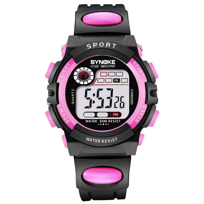 SYNOKE 99269 Children Sports Waterproof Digital Watch, Large (Blue), Large (Yellow), Large (Red), Large (Gray), Large (Orange), Small (Blue), Small (Yellow), Small (Red), Small (Pink), Small (Orange)