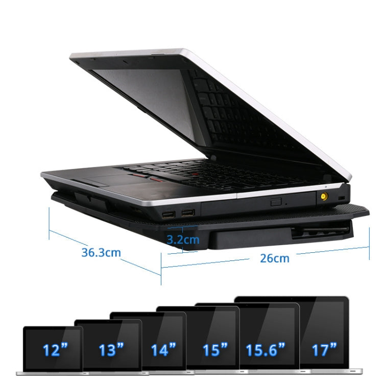 ICE COOREL N106 Laptop Base Adjustment Radiator Dual-Fan Notebook Cooling Bracket, Standard Version (Blue Light), Luxury Version (Knight Dark), Luxury Version (Ivory White), Luxury Version (Sea Blue), Flagship Version (Knight Black)