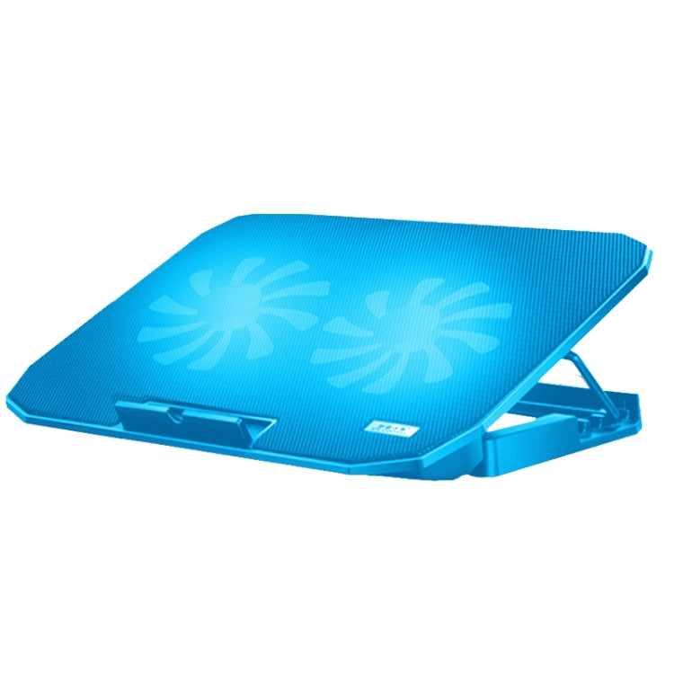 ICE COOREL N106 Laptop Base Adjustment Radiator Dual-Fan Notebook Cooling Bracket, Standard Version (Blue Light), Luxury Version (Knight Dark), Luxury Version (Ivory White), Luxury Version (Sea Blue), Flagship Version (Knight Black)