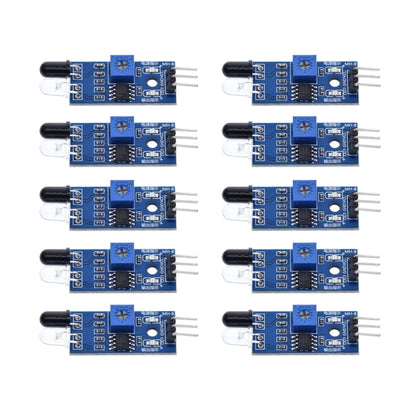 10 PCS Infrared Smart Car Obstacle Avoidance Sensor Photoelectric Switch Robot Sensor