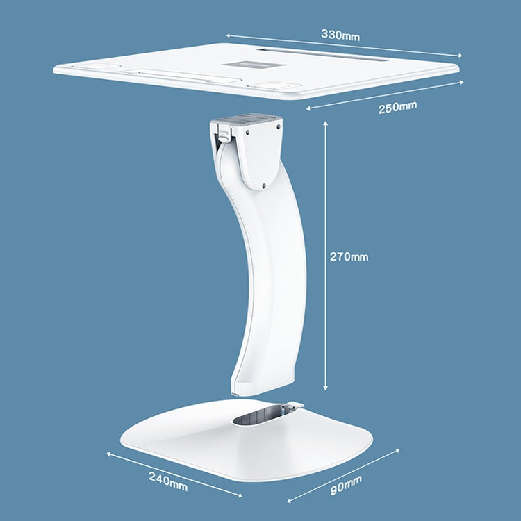 Oatsbasf 03363 Laptop Heightening Bracket Multifunctional Portable Foldable Desktop Stand