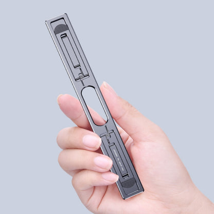 Oatsbasf K01 Adjustable Desktop Heightening Base Aluminum Alloy Radiator Folding Laptop Stand