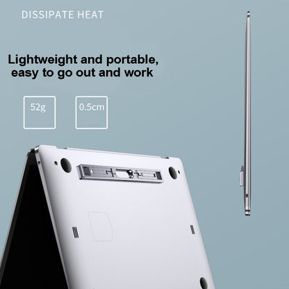 Oatsbasf K01 Adjustable Desktop Heightening Base Aluminum Alloy Radiator Folding Laptop Stand