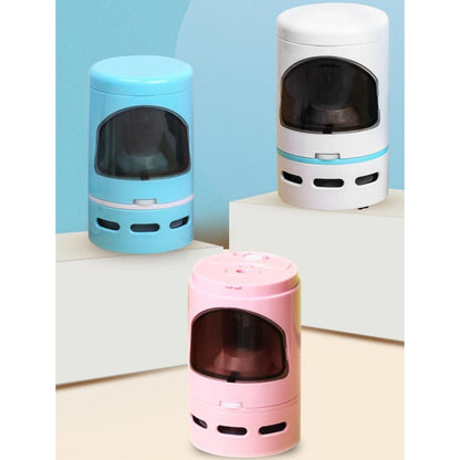 XCQ-01 Multifunctional Desktop Vacuum Cleaner with Pencil Sharpener Function, White, Pink, Blue